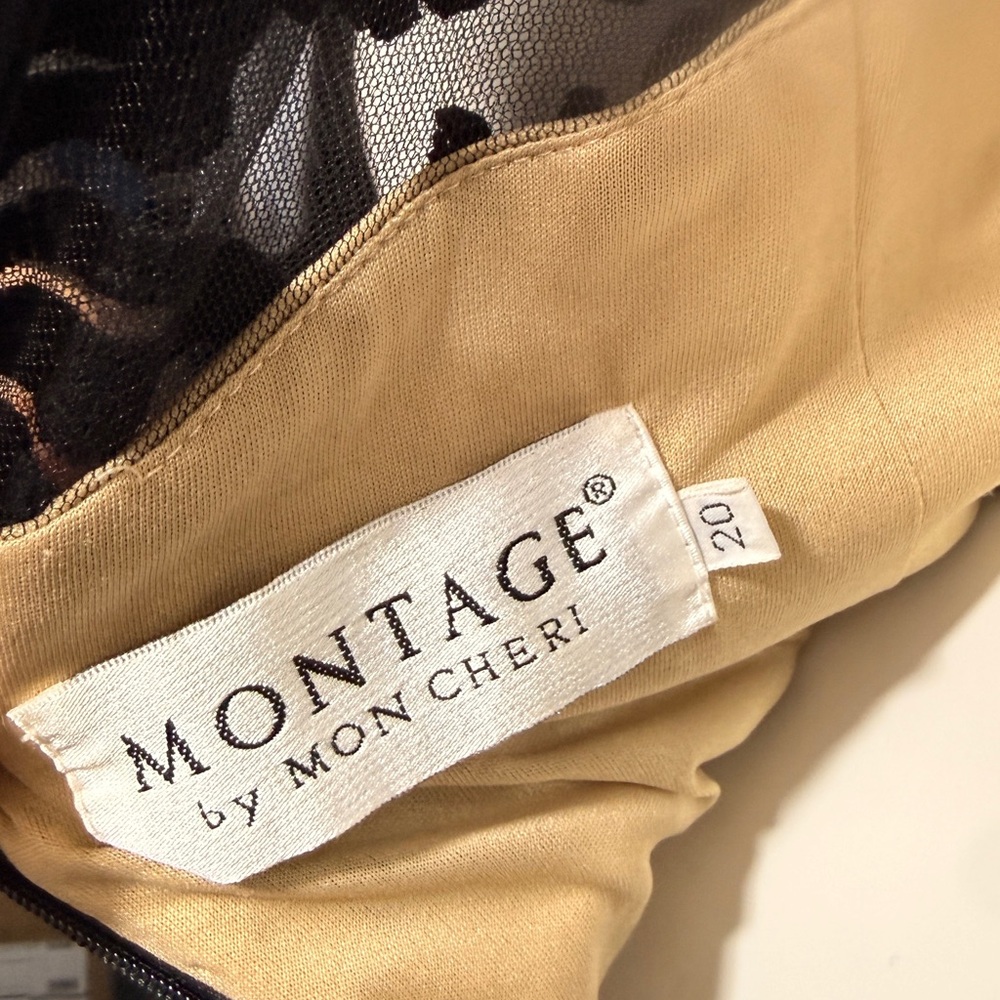 Montage by Mon Cheri Black Floral Maxi Dress - Picture 11 of 12